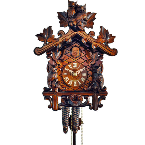Carved Black Forest Cuckoo Clock Model #90//9HZ Anton Schneider