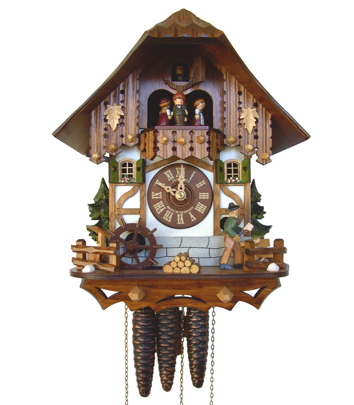 original black forest cuckoo clock from anton schneider schonach