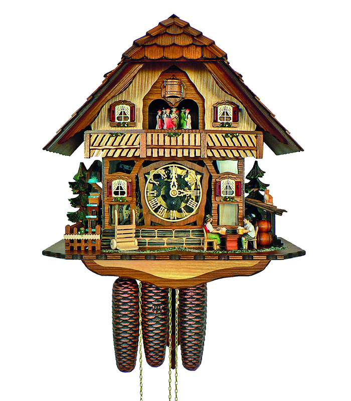 Black Forest bulb hat cuckoo clock